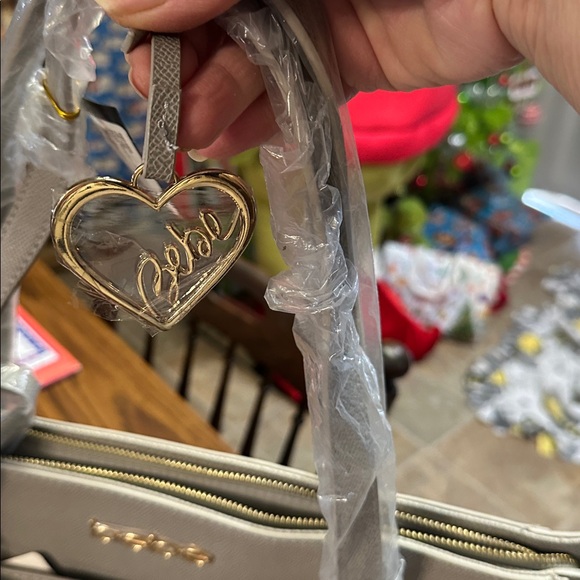 NWT Bebe Elegant Gray Tote Bag - Picture 6 of 11